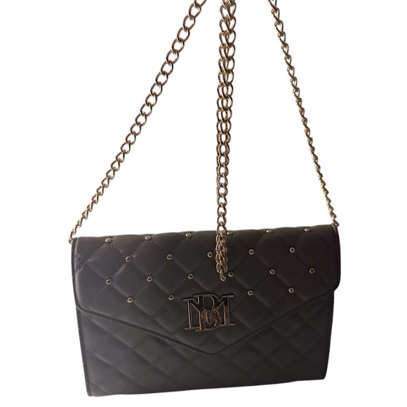 Badgley Mischka Purse Gray and Gold - Picture 6 of 13